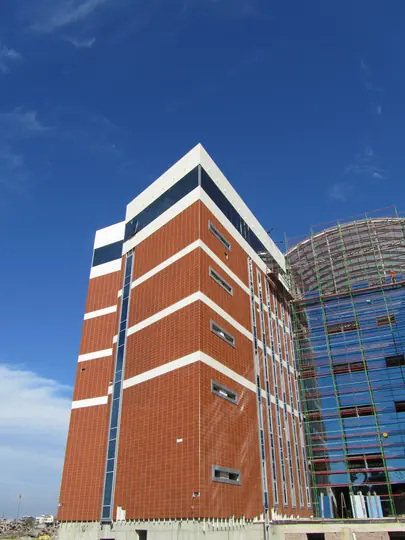 Terracotta façade application — 06